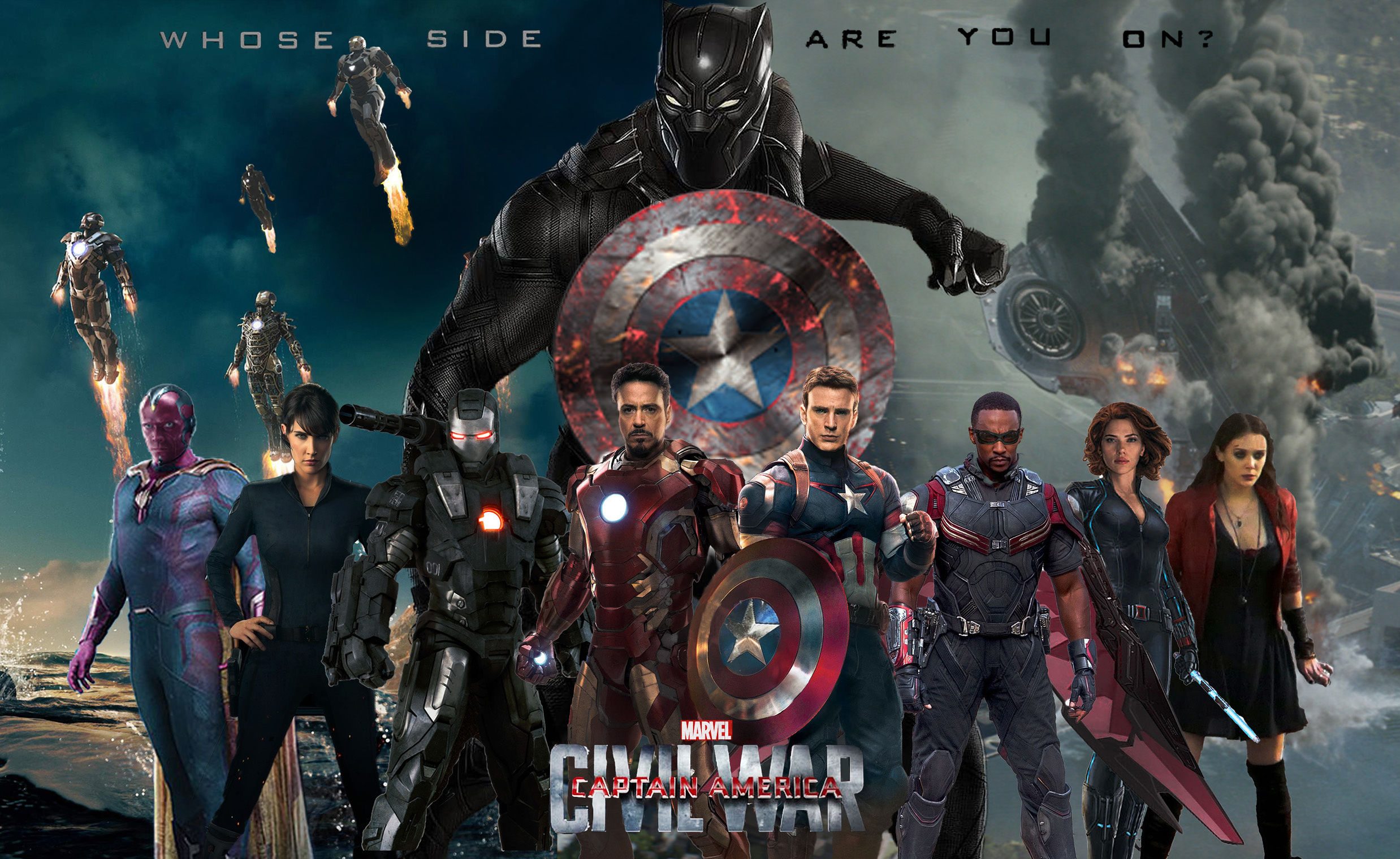 Captain America Civil War Poster Wallpaper Captain America Civil